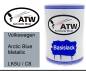 Preview: Volkswagen, Arctic Blue Metallic, LK5U / C6: 500ml Lackdose, von ATW Autoteile West.